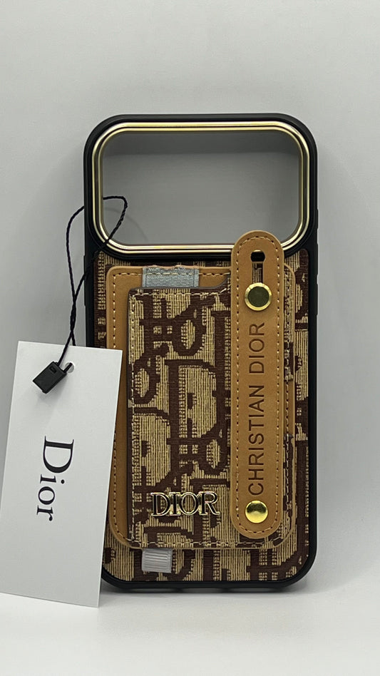 بوشيط فاخر مع حامل مغناطيسي ومحفظة بطاقات(IPHONE 17 PRO MAX)