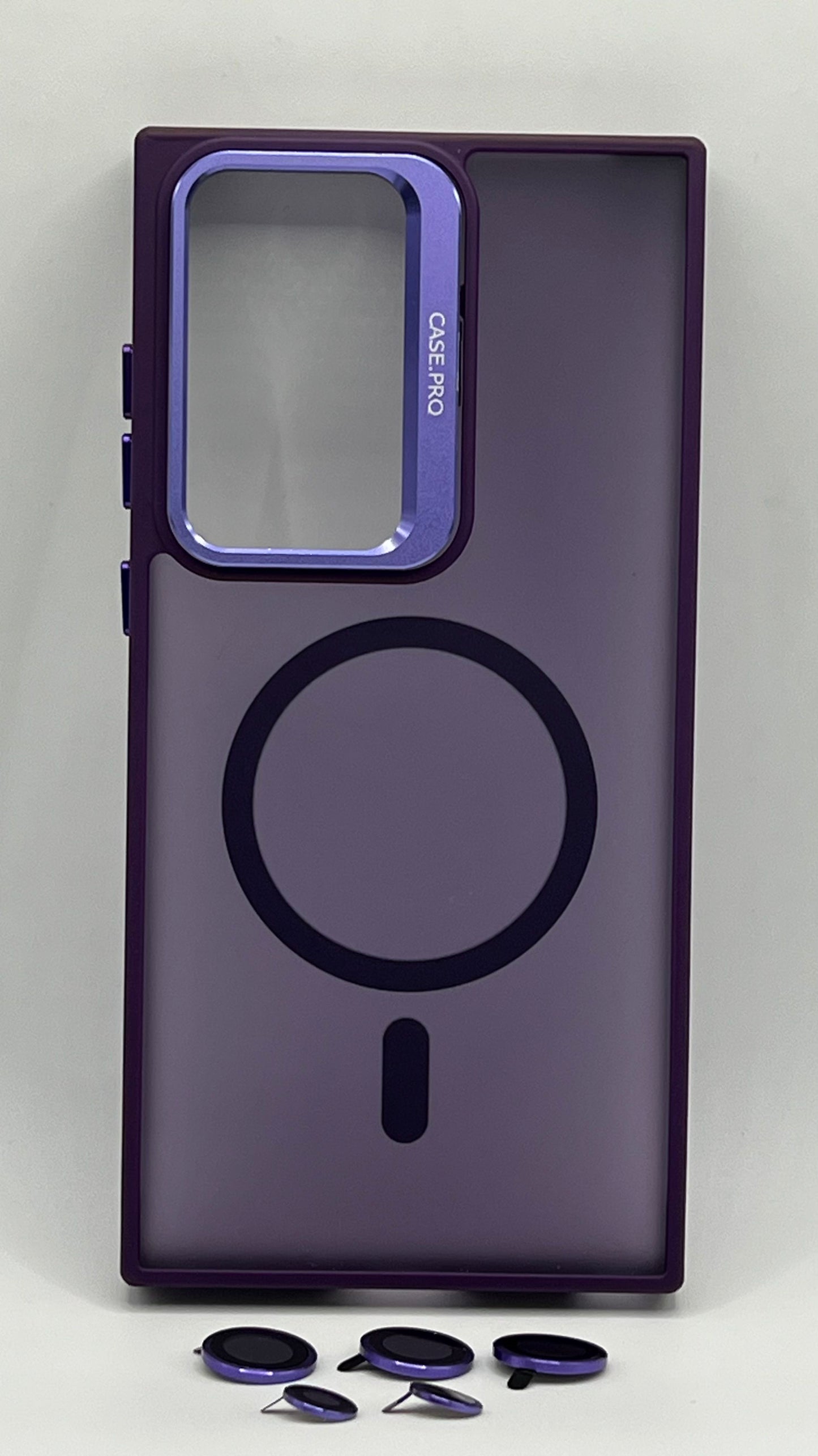 بوشيط مغناطيسي وحماية كاملة للكاميرا(SAMSUNG S23 ULTRA/SAMSUNG S22 ULTRA)