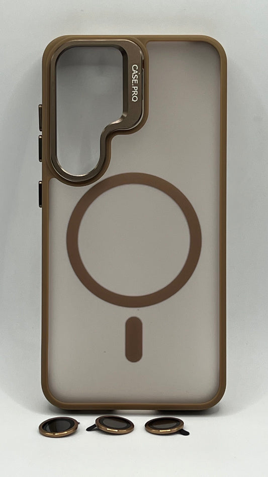 بوشيط مغناطيسي وحماية كاملة للكاميرا(SAMSUNG S25 NORMAL)
