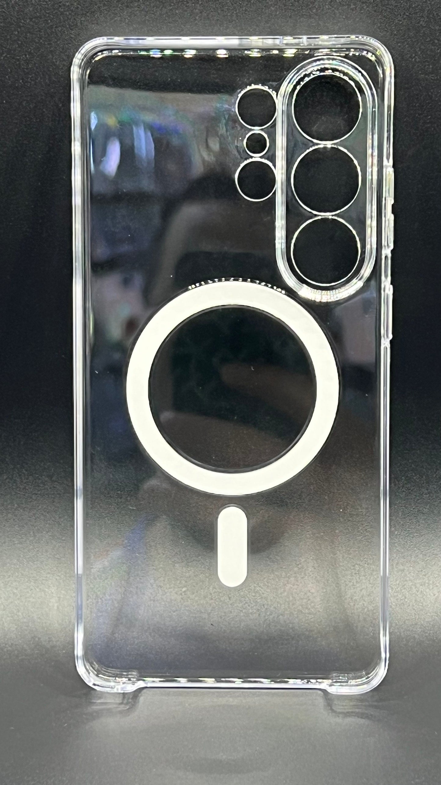 بوشيط شفاف فاخر مقاوم للاصفرار مع حماية كاملة للكاميرا(SAMSUNG S26 ULTRA)