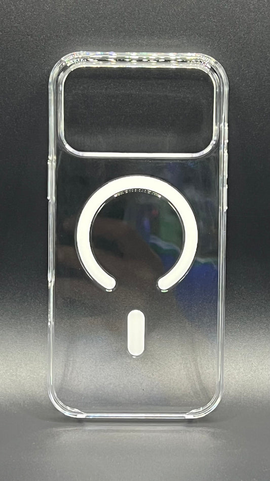 بوشيط شفاف فاخر مقاوم للاصفرار (IPHONE 17 PRO MAX)