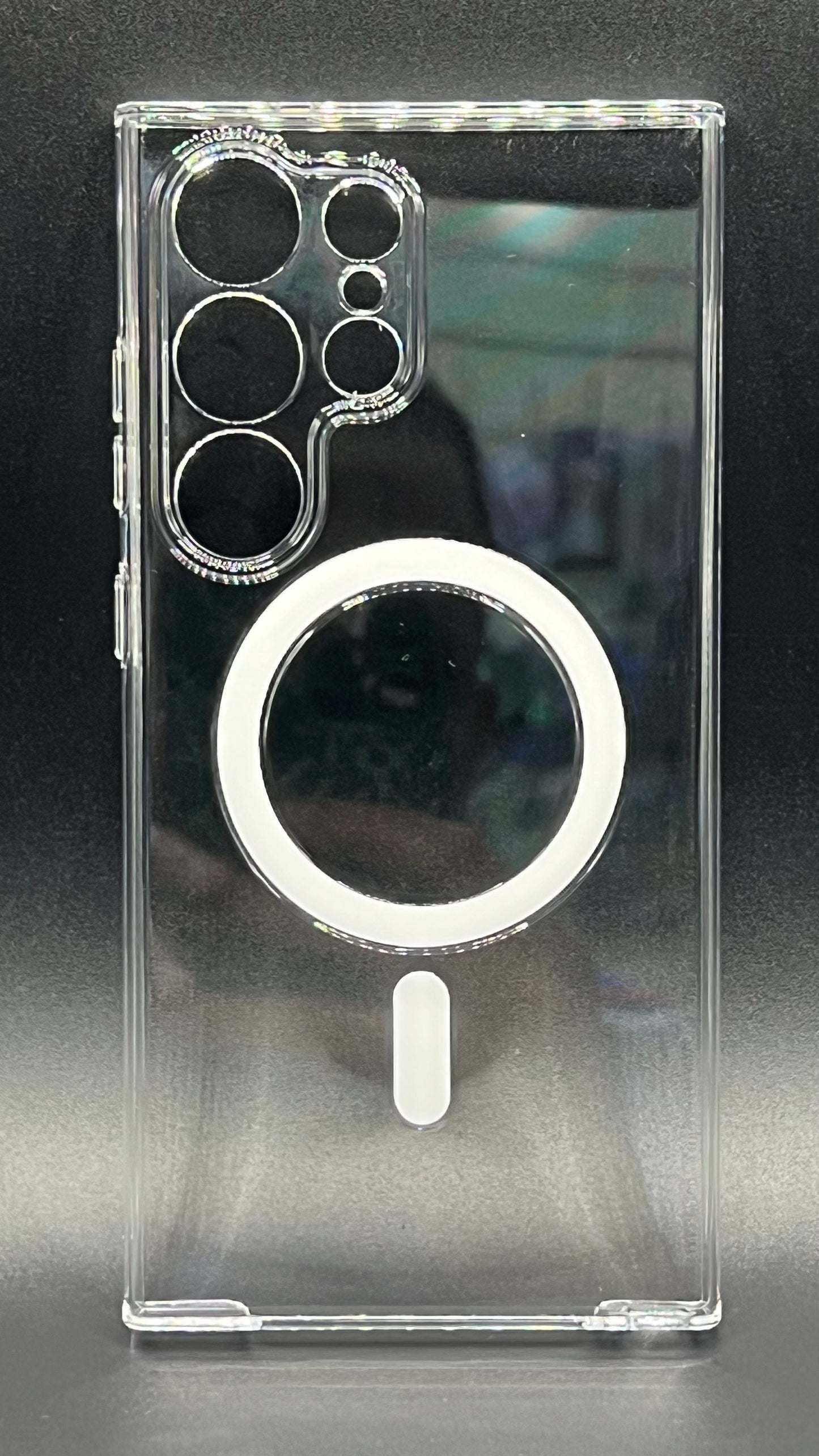 بوشيط شفاف فاخر مقاوم للاصفرار مع حماية كاملة للكاميرا(SAMSUNG S24 ULTRA)