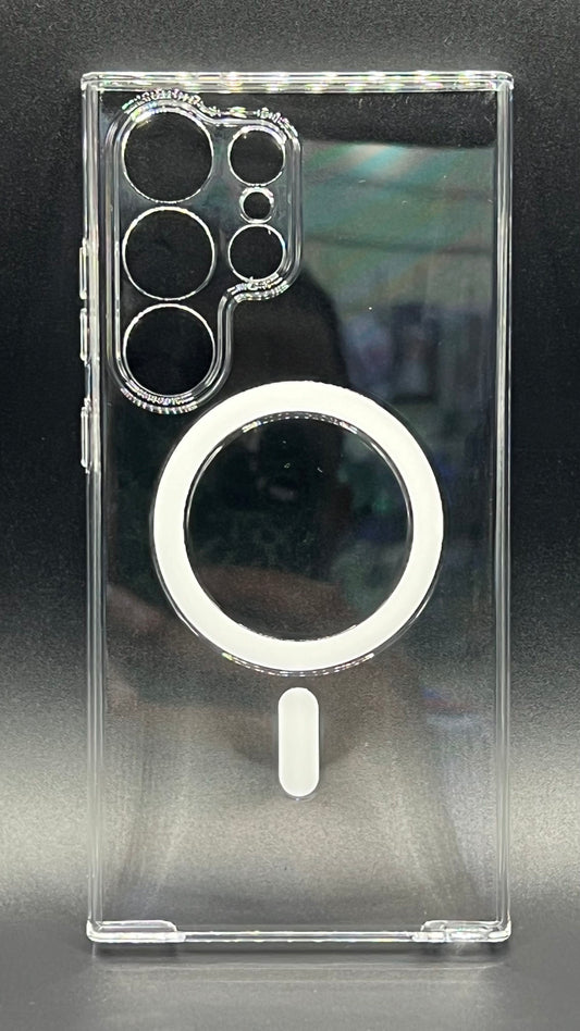 بوشيط شفاف فاخر مقاوم للاصفرار مع حماية كاملة للكاميرا(SAMSUNG S24 ULTRA)