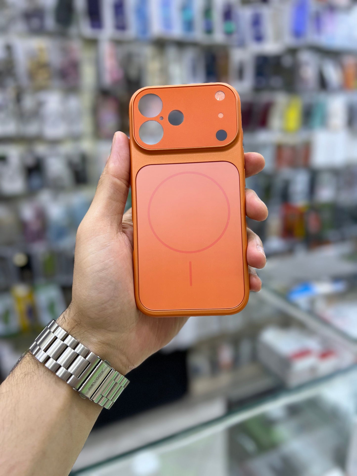 بوشيط بتصميم عصري وحماية متكاملة(IPHONE 17 NORMAL)
