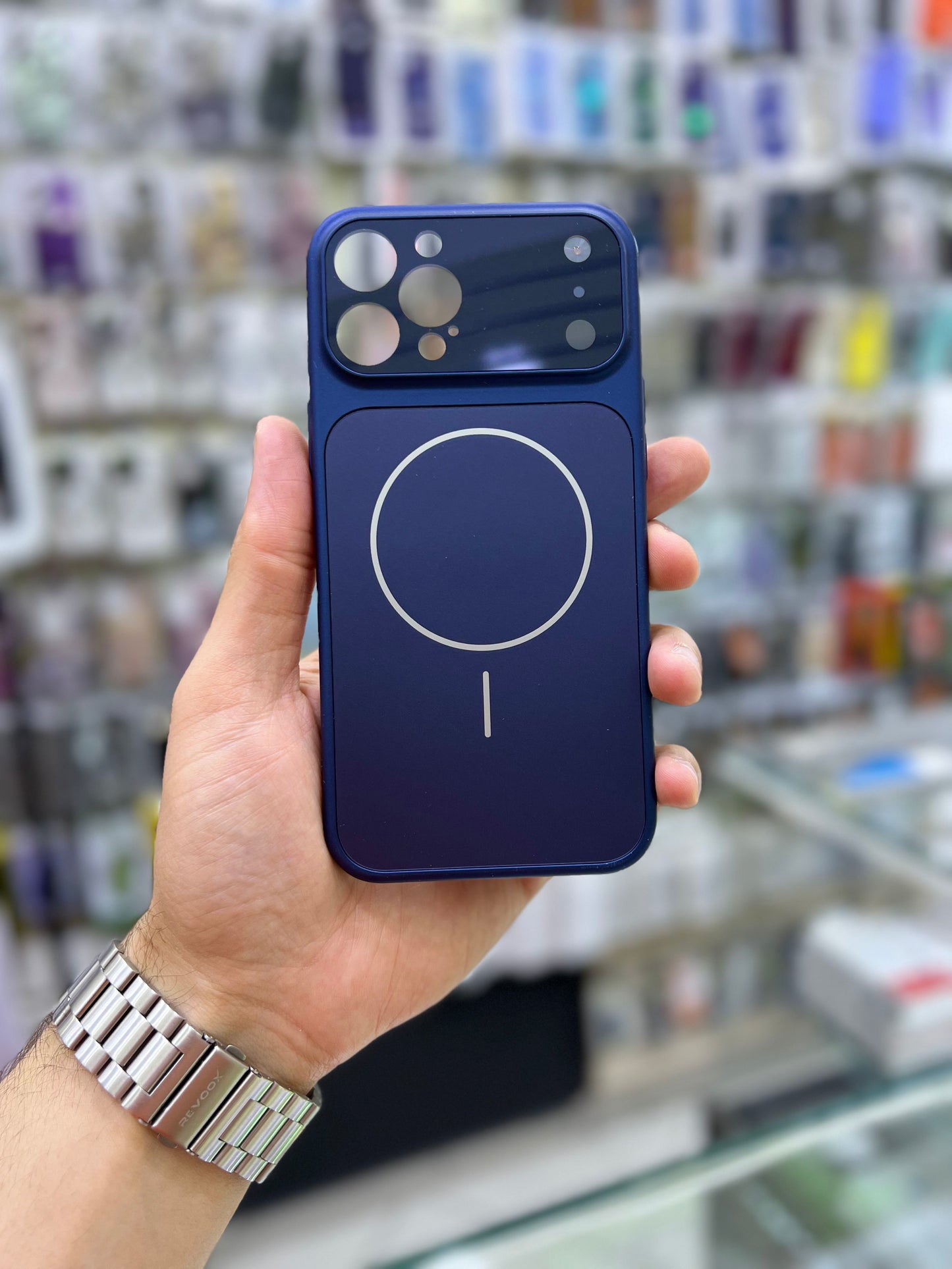 بوشيط بتصميم عصري وحماية متكاملة(IPHONE 12 PRO MAX)