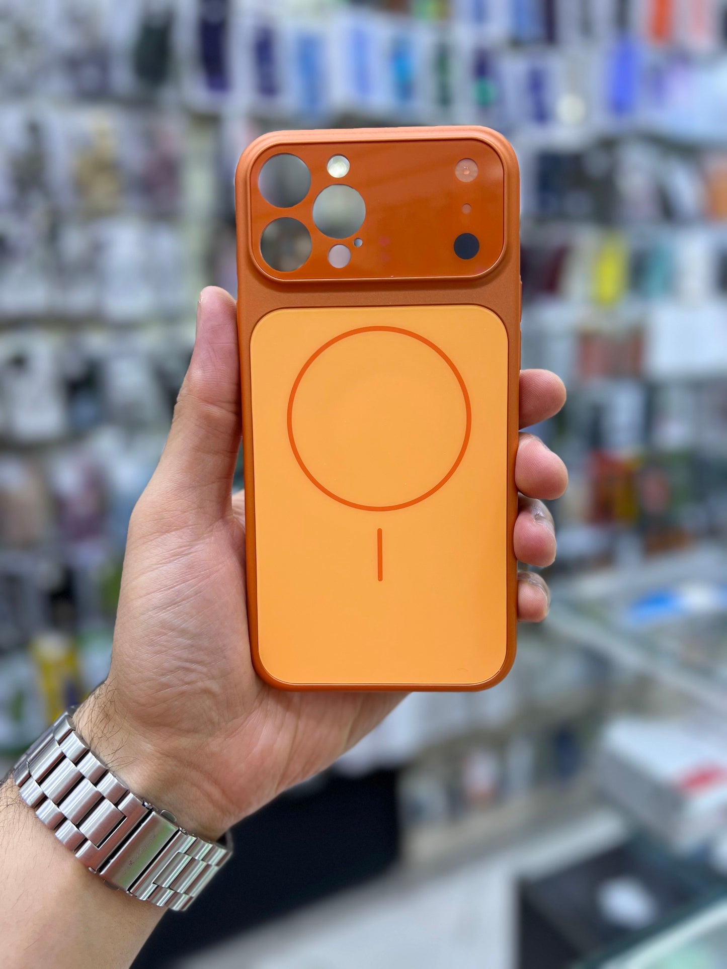 بوشيط بتصميم عصري وحماية متكاملة(IPHONE 12 PRO MAX)