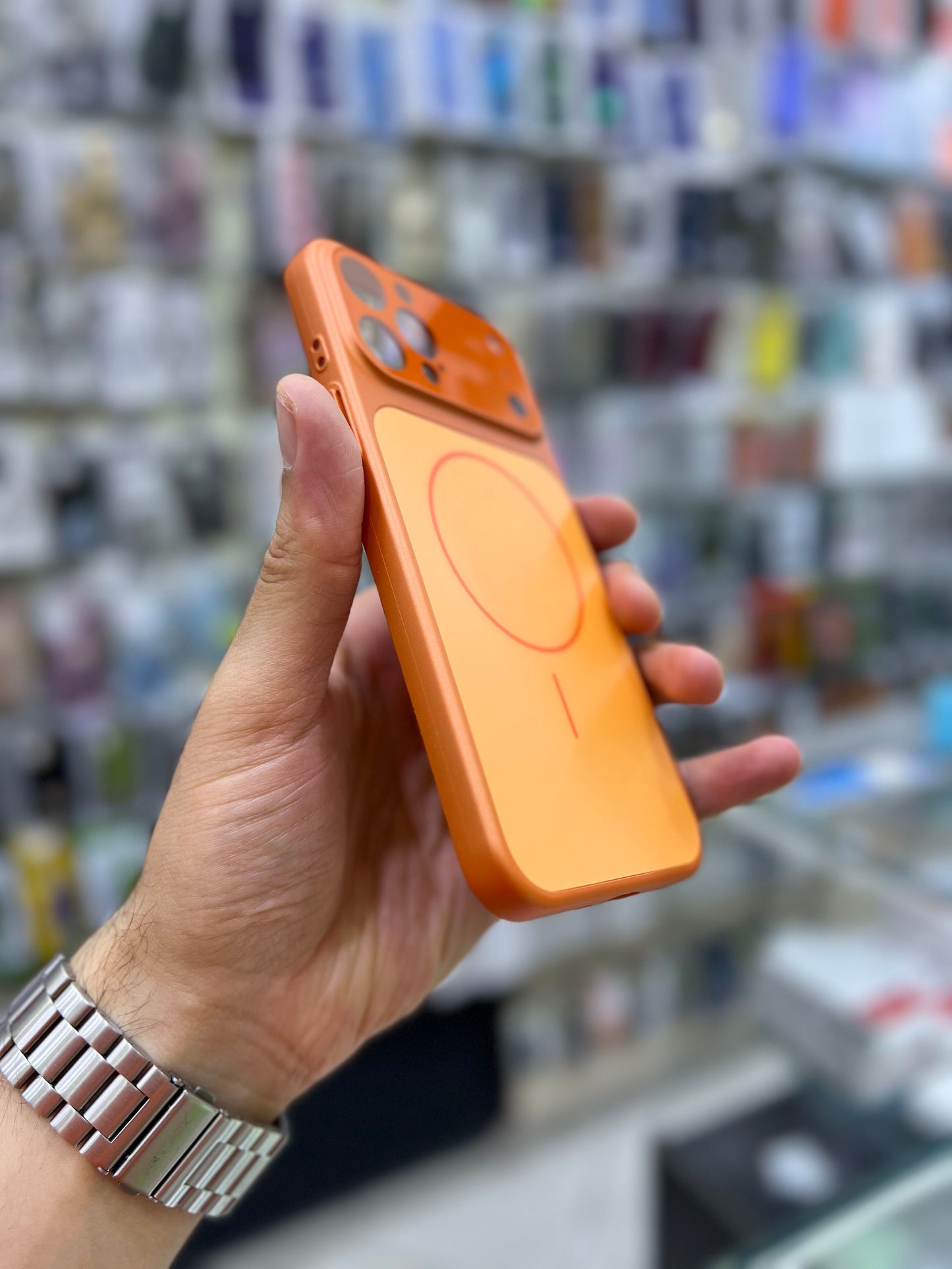 بوشيط بتصميم عصري وحماية متكاملة(IPHONE 12 PRO MAX)