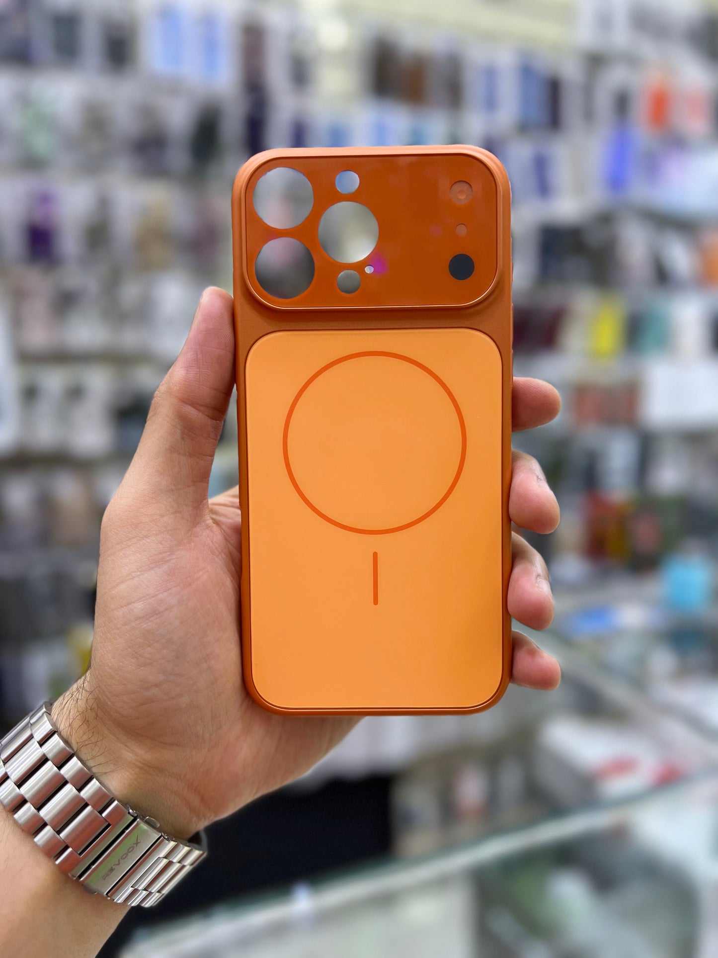 بوشيط بتصميم عصري وحماية متكاملة(IPHONE 16 PRO MAX)