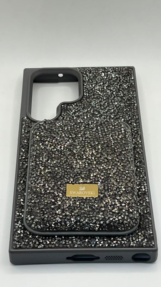 بوشيط فاخر مع حامل بطاقات مغناطيسي ودعم الشحن اللاسلكي(SAMSUNG S23 ULTRA)