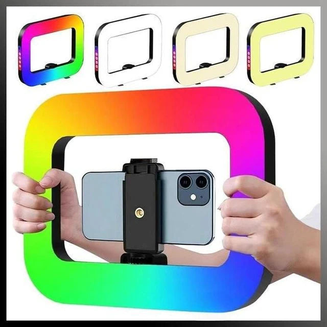 Ring Light Rectangulaire Rechargeable