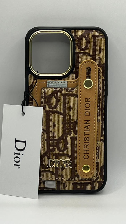 بوشيط فاخر مع حامل مغناطيسي ومحفظة بطاقات(IPHONE 16 PRO MAX)