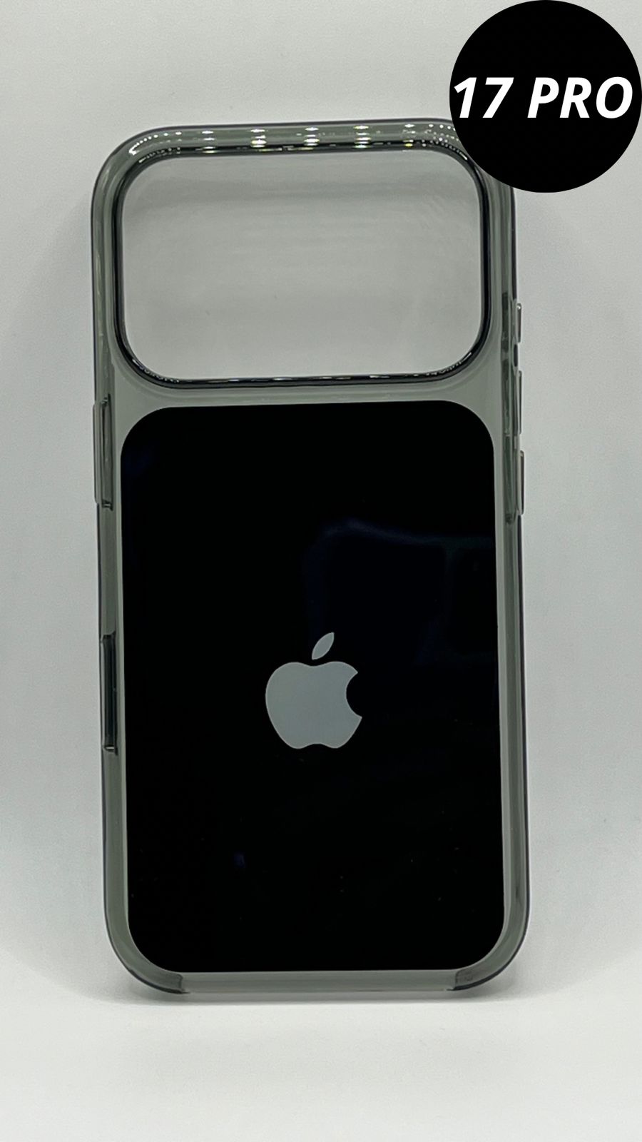 بوشيط أيفون 17برو  شفاف أصلي يدعم الشحن اللاسلكي مع ظهور الرسالة(IPHONE 17 PRO)