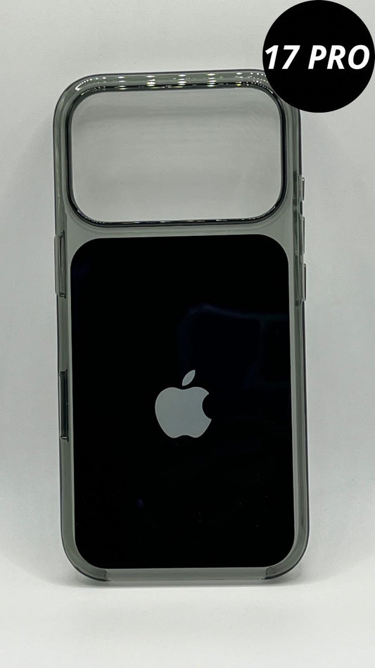 بوشيط أيفون 17برو  شفاف أصلي يدعم الشحن اللاسلكي مع ظهور الرسالة(IPHONE 17 PRO)
