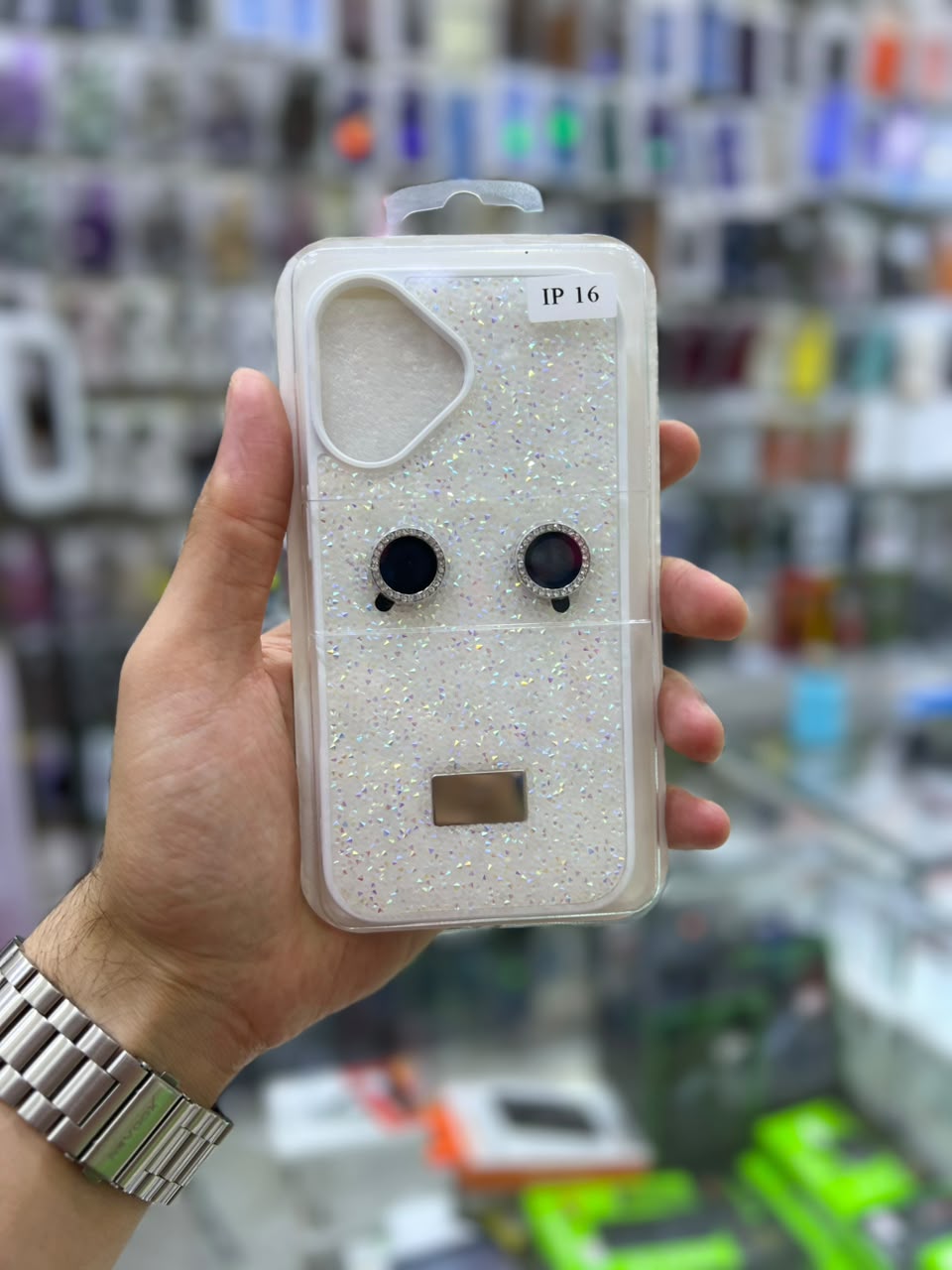 ✨ بوشيط آيفون فاخر لامع مع حماية عدسات الكاميرا تصميم أنيق ومميز ✨(IPHONE 16 NORMAL)
