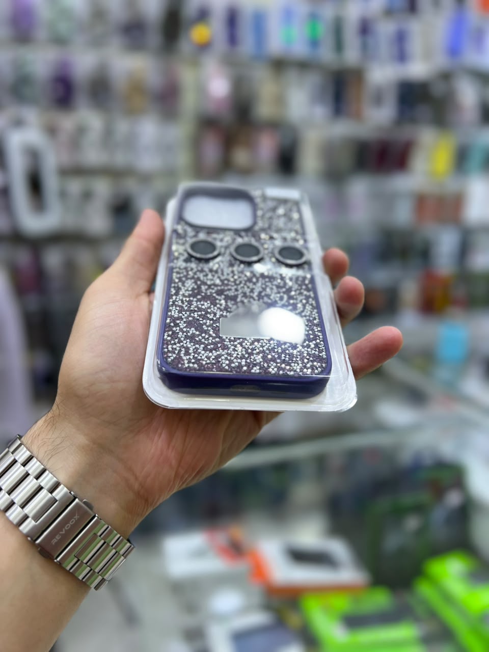 ✨ بوشيط آيفون فاخر لامع مع حماية عدسات الكاميرا تصميم أنيق ومميز ✨(IPHONE 16 PRO)