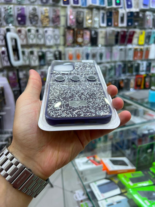 ✨ بوشيط آيفون فاخر لامع مع حماية عدسات الكاميرا تصميم أنيق ومميز ✨(IPHONE 12 PRO MAX)