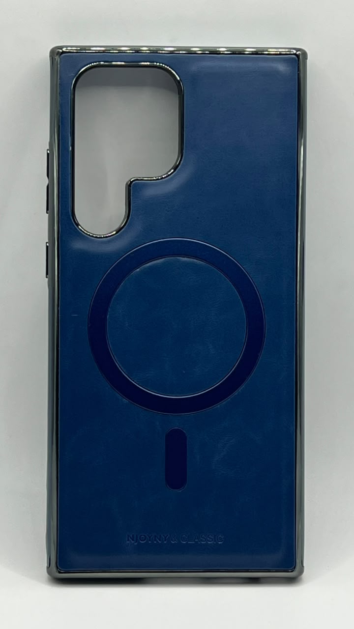 بوشيط جلد طبيعي فاخر  تصميم أنيق وحماية متكاملة(SAMSUNG S23 ULTRA)