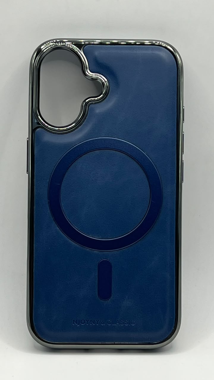 بوشيط جلد طبيعي فاخر للآيفون  تصميم أنيق وحماية متكاملة(IPHONE 16 NORMAL)