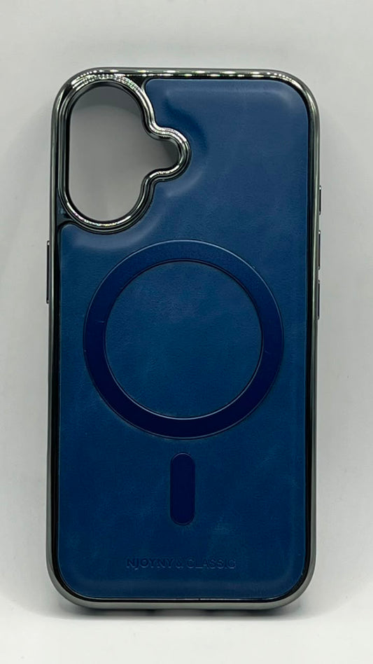 بوشيط جلد طبيعي فاخر للآيفون  تصميم أنيق وحماية متكاملة(IPHONE 16 NORMAL)