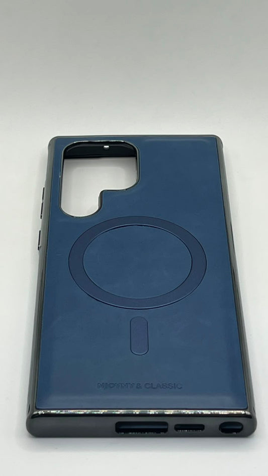 بوشيط جلد طبيعي فاخر  تصميم أنيق وحماية متكاملة(SAMSUNG S23 ULTRA)
