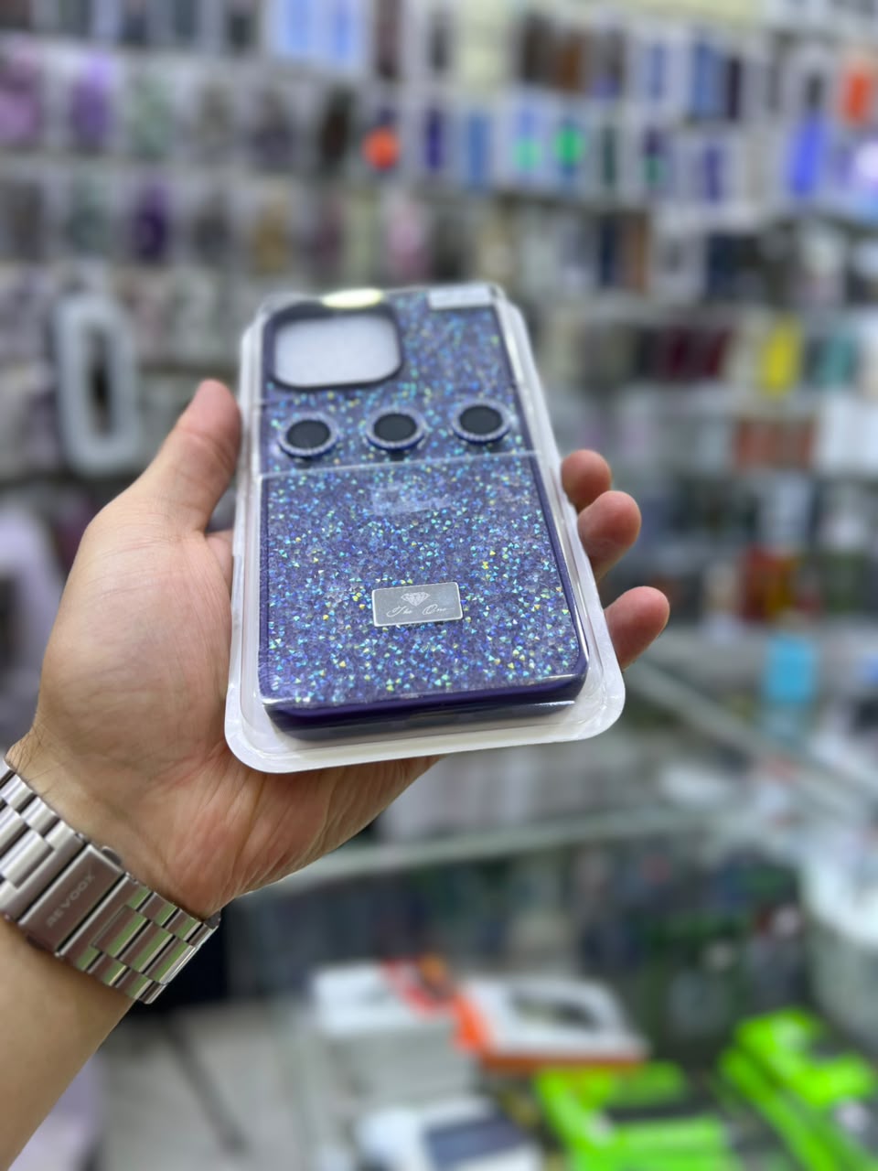 ✨ بوشيط آيفون فاخر لامع مع حماية عدسات الكاميرا تصميم أنيق ومميز ✨(IPHONE 15 PRO MAX)