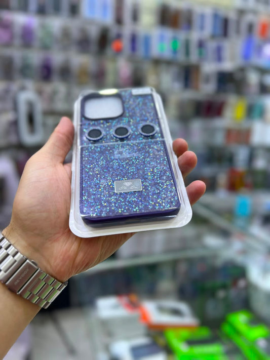 ✨ بوشيط آيفون فاخر لامع مع حماية عدسات الكاميرا تصميم أنيق ومميز ✨(IPHONE 15 PRO MAX)