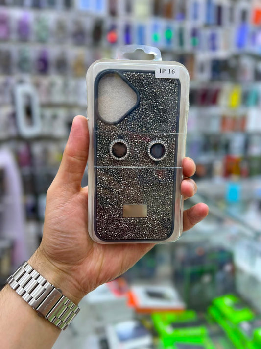 ✨ بوشيط آيفون فاخر لامع مع حماية عدسات الكاميرا تصميم أنيق ومميز ✨(IPHONE 16 NORMAL)