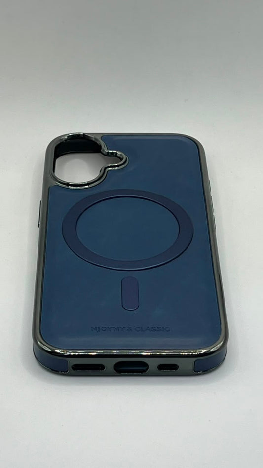 بوشيط جلد طبيعي فاخر للآيفون  تصميم أنيق وحماية متكاملة(IPHONE 16 NORMAL)