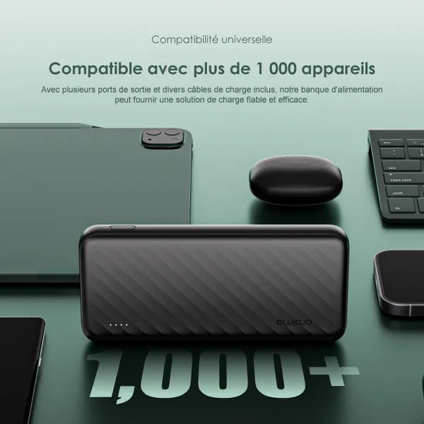 oraimo Slice Link Banque d'alimentation 10000mAh 12W