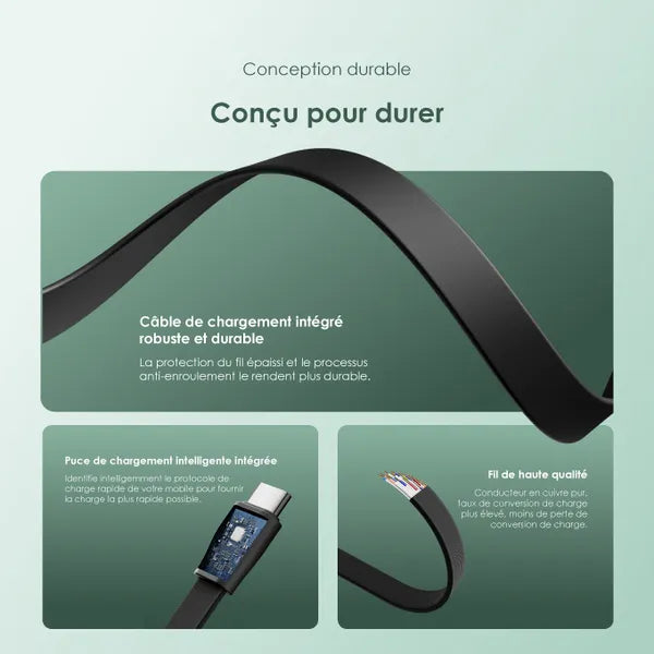 oraimo Slice Link Banque d'alimentation 10000mAh 12W