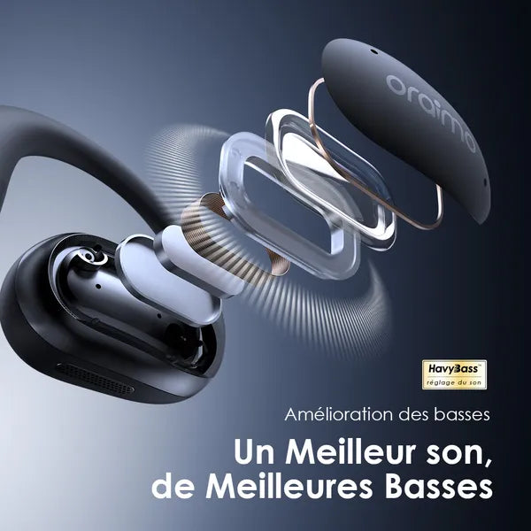 oraimo OpenArc Basses Open-Ear Wireless Earphones