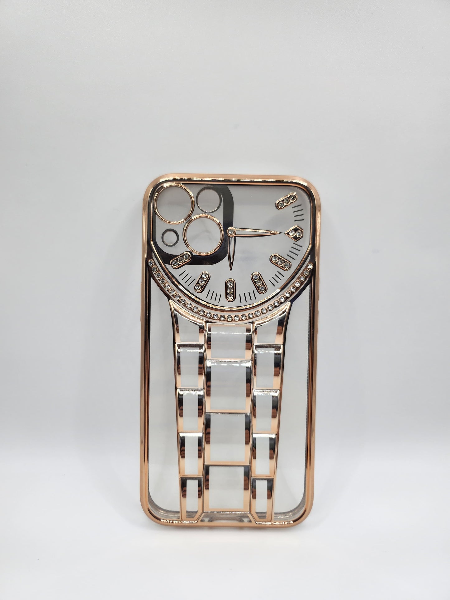 Coque Transparente Luxe “Montre Classique” iphone 13