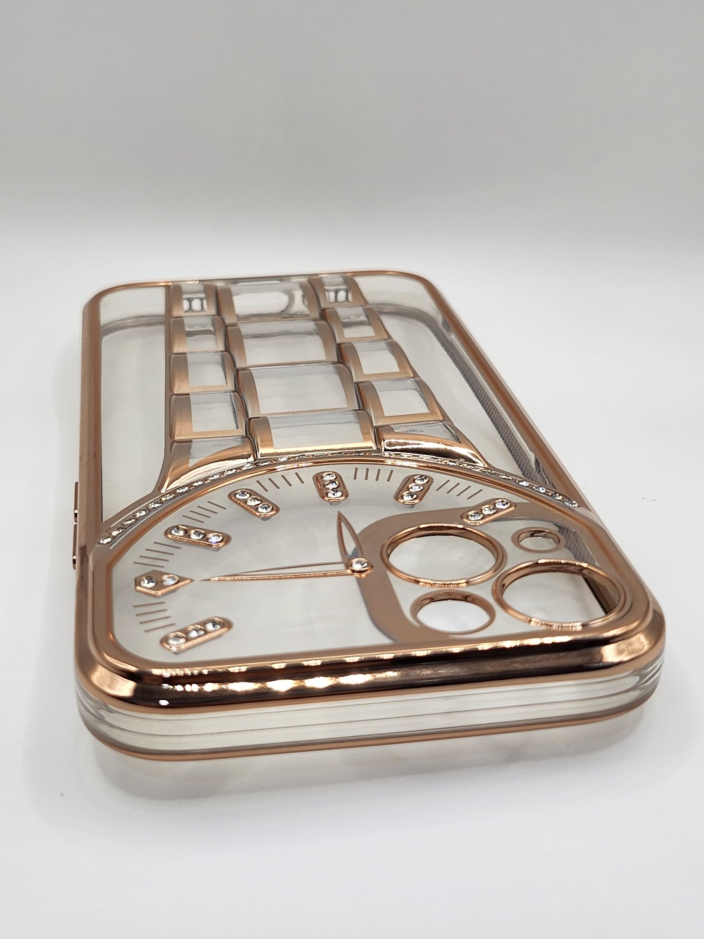 Coque Transparente Luxe “Montre Classique” iphone 13