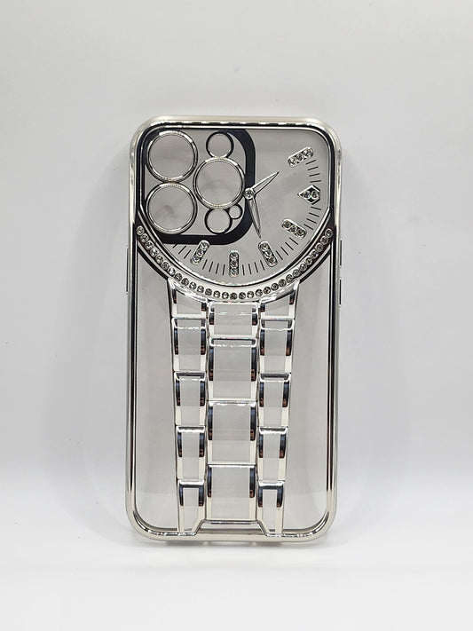 Coque Transparente Luxe “Montre Classique” iphone 13 pro