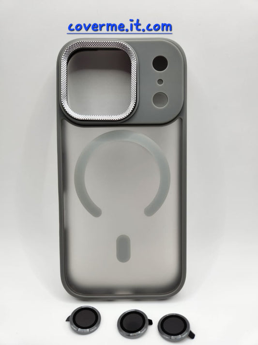 Coque Matte avec Protection Lentille et Compatibilité MagSafe Compatible iphone 17 Pro