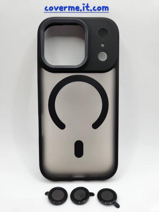 Coque Matte avec Protection Lentille et Compatibilité MagSafe Compatible iphone 17 Pro