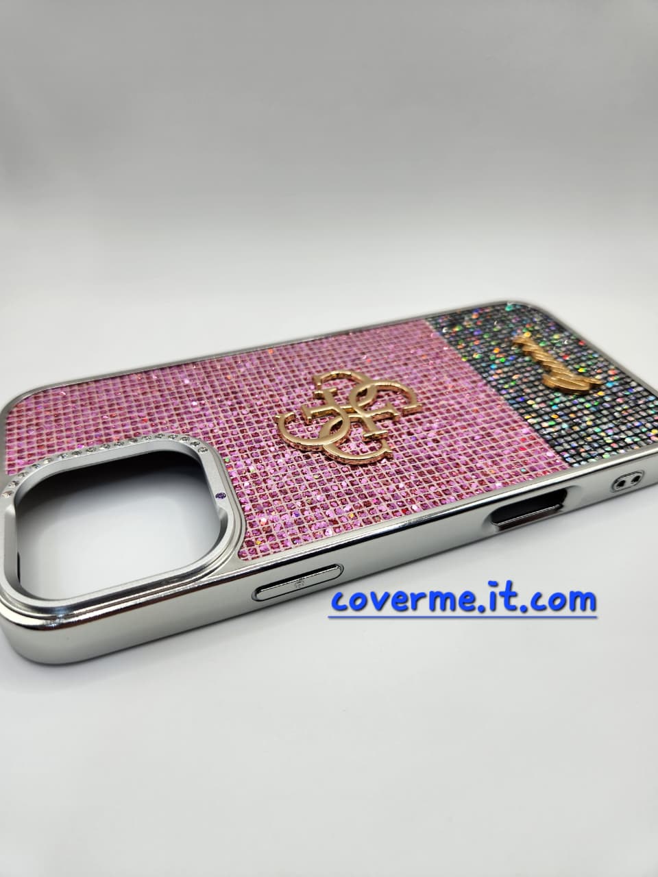 🩶Coque de luxe scintillante avec strass – Élégance et protection ultime- compatible iphone 15 pro max