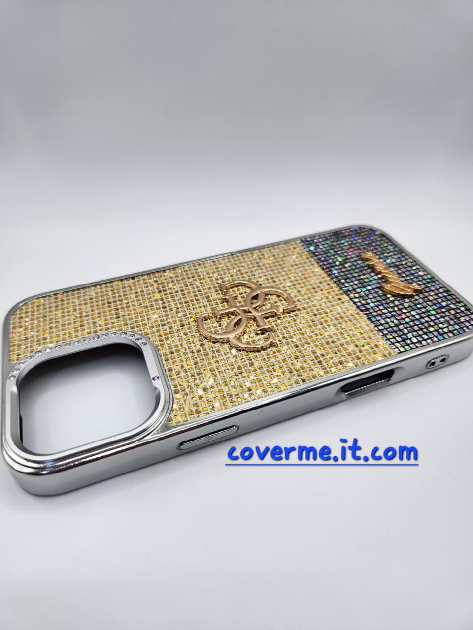🩶Coque de luxe scintillante avec strass – Élégance et protection ultime- compatible iphone 16 pro max
