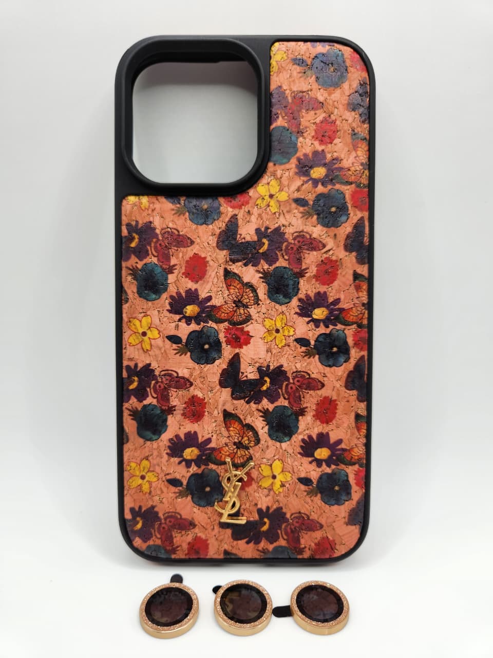 Coque Luxe Fleurie & Papillons – Compatible iPhone 16 pro max