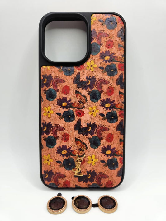 Coque Luxe Fleurie & Papillons – Compatible iPhone 16 pro max