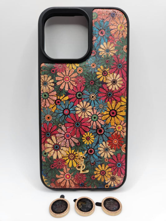 Coque Luxe Fleurie & Papillons – Compatible iPhone 16 pro max