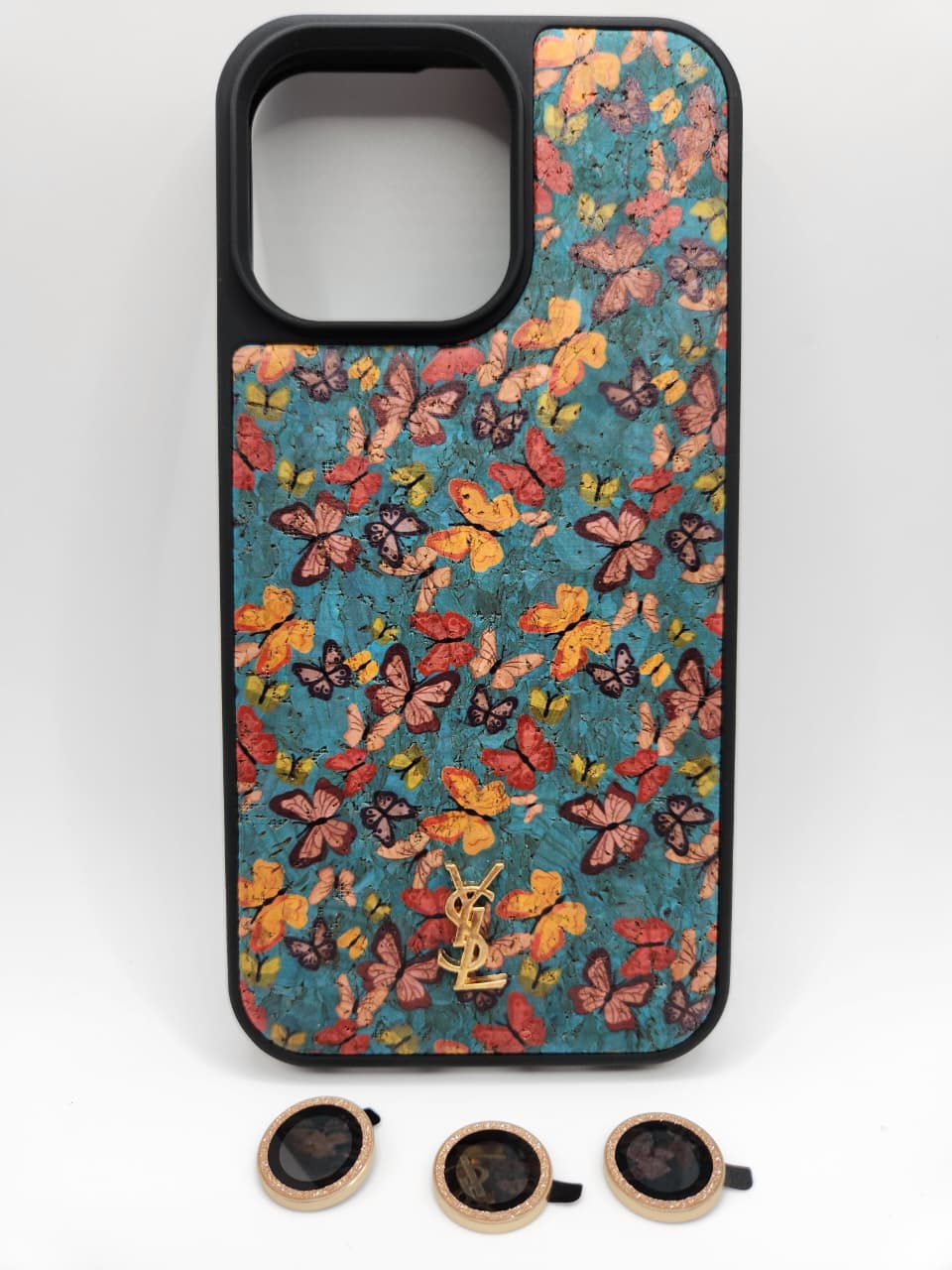 Coque Luxe Fleurie & Papillons – Compatible iPhone 15 pro max