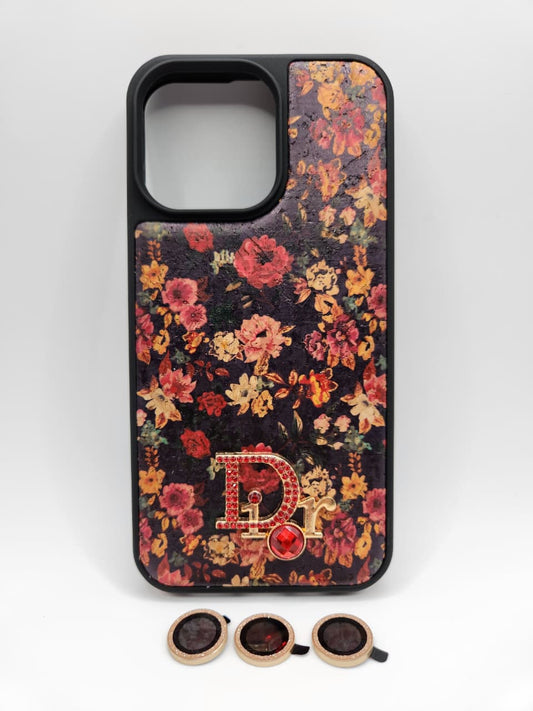 Coque Luxe Fleurie & Papillons – Compatible iPhone 15 pro max