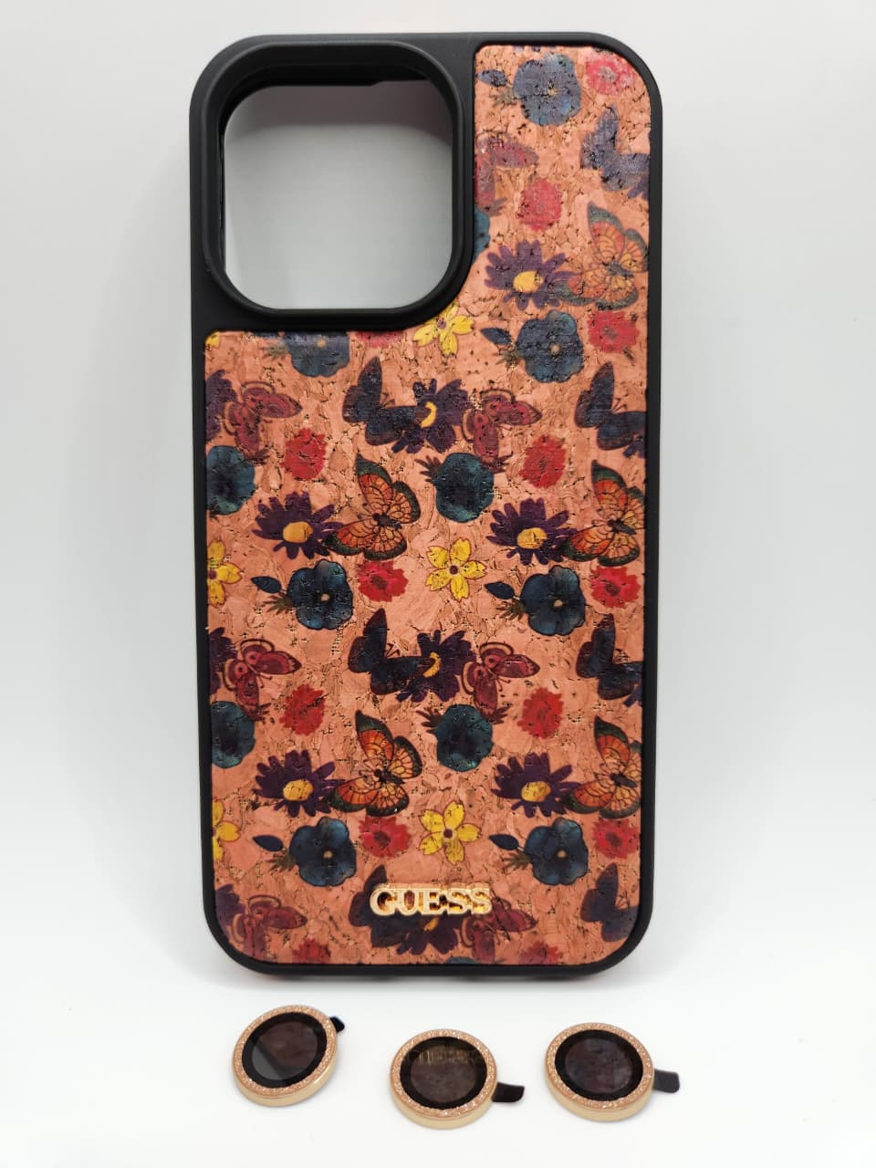 Coque Luxe Fleurie & Papillons – Compatible iPhone 15 pro max