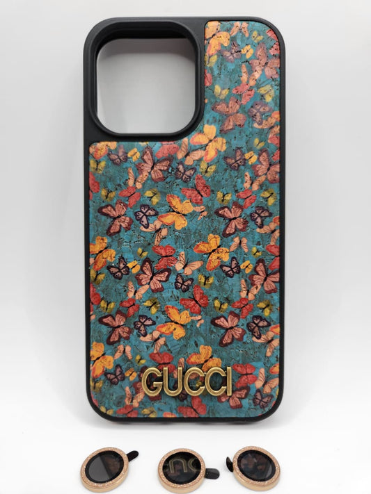 Coque Luxe Fleurie & Papillons – Compatible iPhone 14 pro max