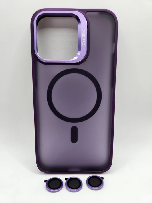 Coque Matte avec Protection Lentille et Compatibilité MagSafe Compatible iphone 15 pro max  iphone 14 pro max
