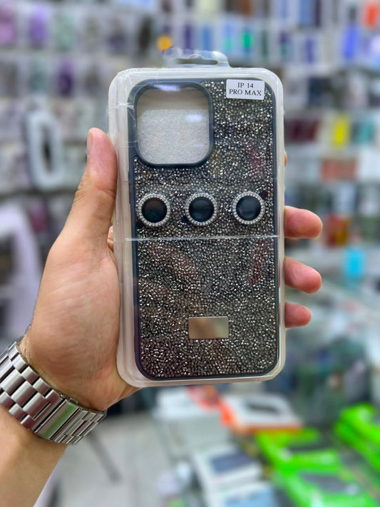 ✨ بوشيط آيفون فاخر لامع مع حماية عدسات الكاميرا تصميم أنيق ومميز ✨(IPHONE 14 PRO MAX)