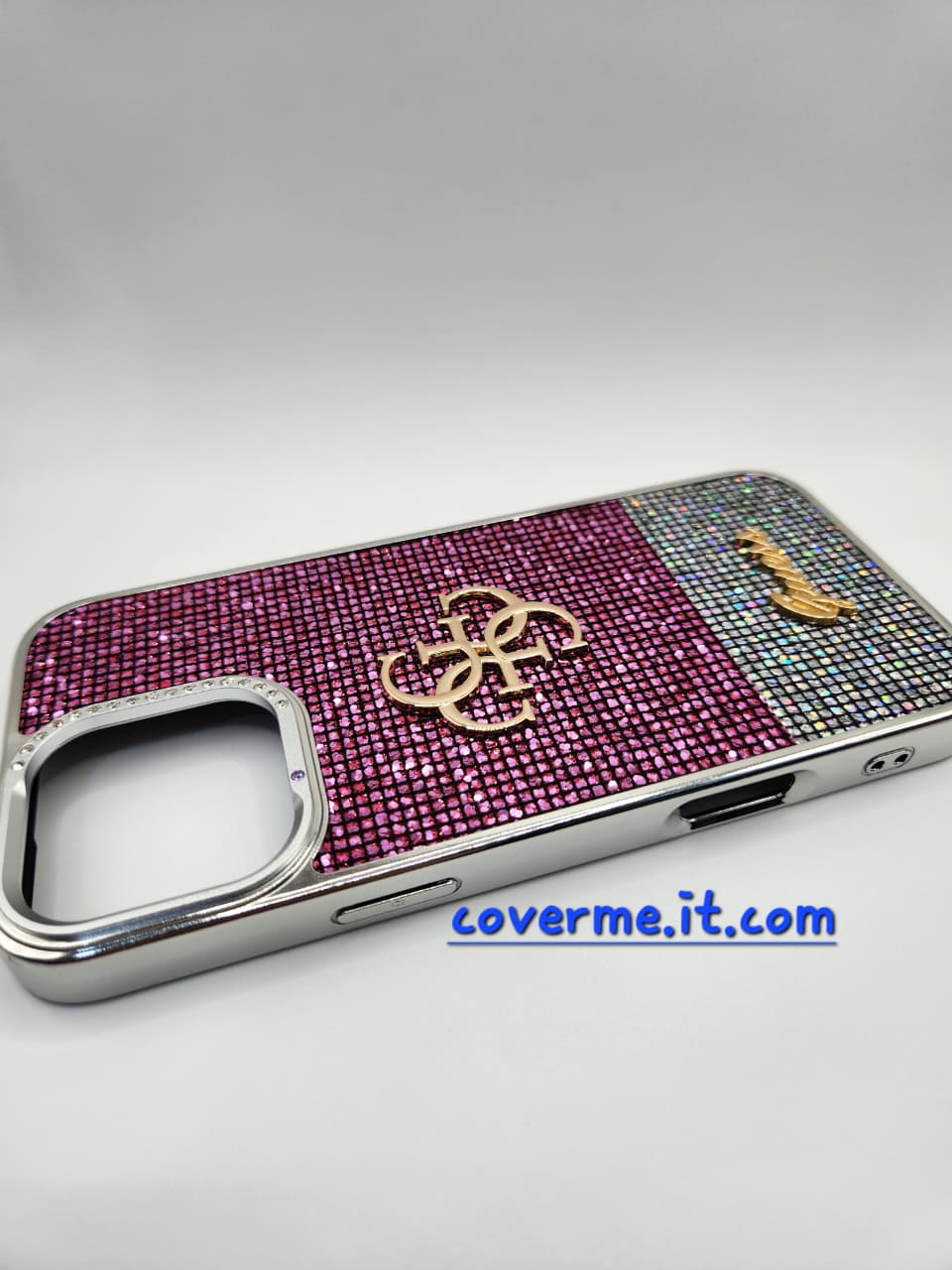 🩶Coque de luxe scintillante avec strass – Élégance et protection ultime- compatible iphone 16 pro max