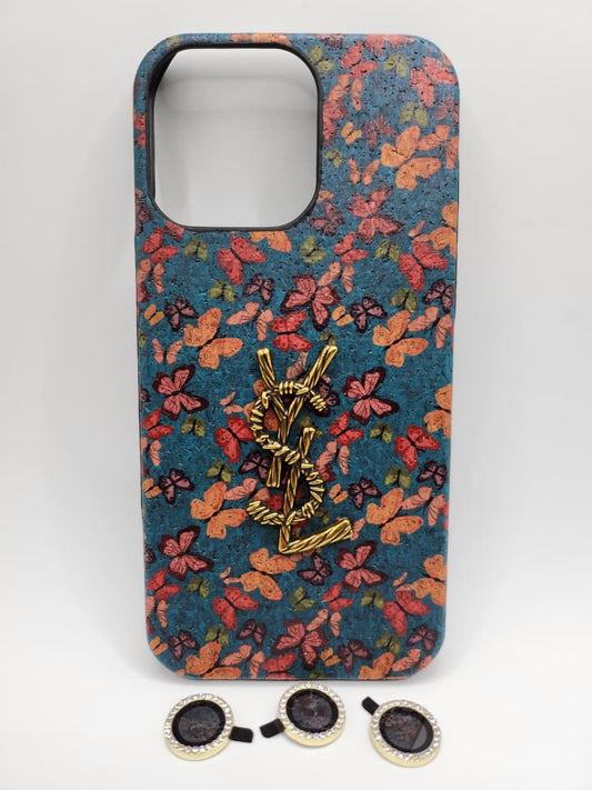 Coque Luxe Fleurie & Papillons – Compatible iPhone 16 pro max